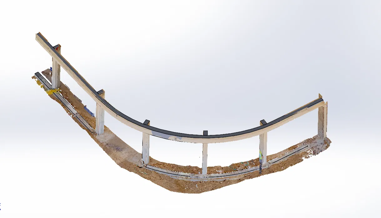 As-built 3D measurements for a commercial curtain wall | SpotOn project image